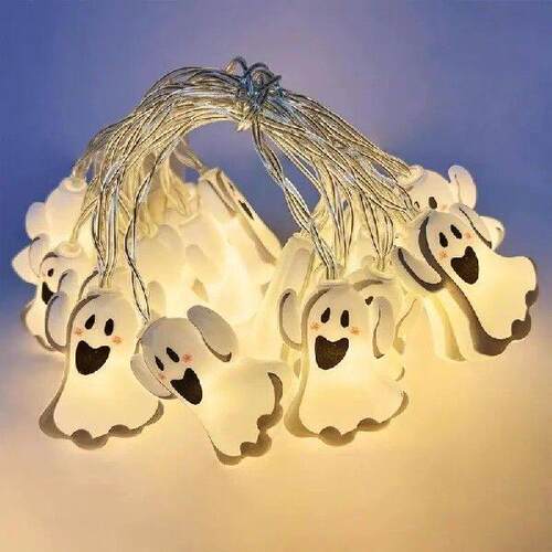 String Light For Halloween 40 LED Ghost Lights String For