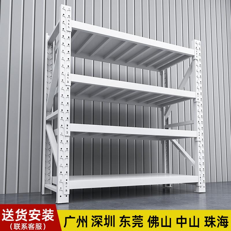 加厚仓储仓库货架置物架重型靠墙储物架多层落地铁架仓储货架商用