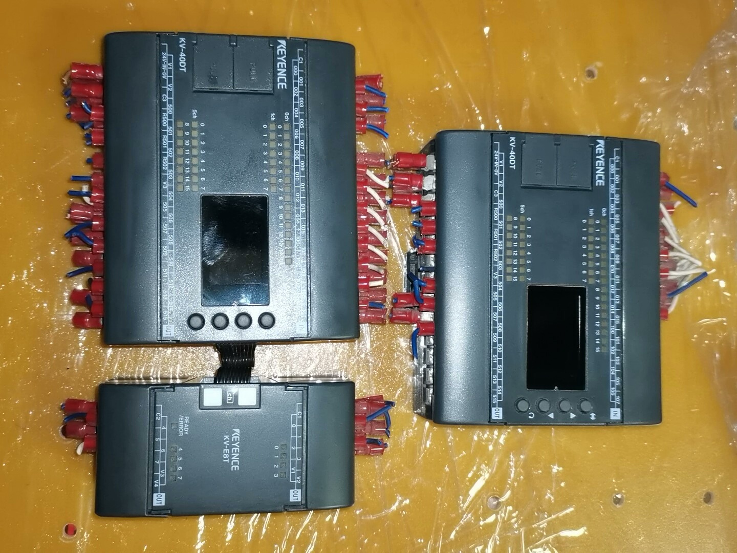 拆机基恩士PLC，KV-40DT， 共四个 成色如图 ，功能