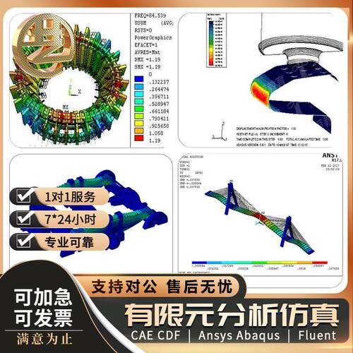 ANSYS Fluent Abaqus Adams CAE有限元分析CFD运动彷真lsdyna代做