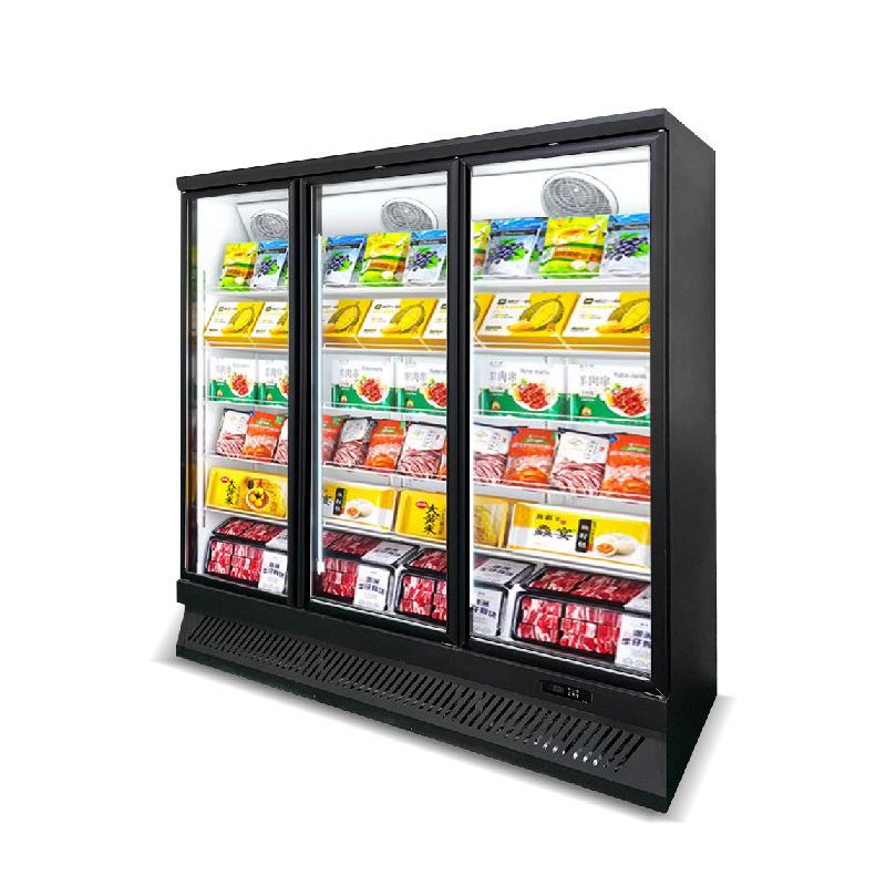 立式冷冻柜商用冰柜速冻冷藏柜牛羊肉冷鲜展示柜超市保鲜榴莲柜