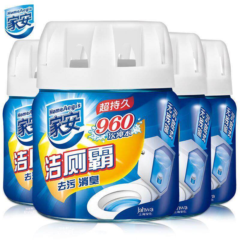 家安洁厕霸227g马桶除臭去异味厕所清洁剂洁厕灵洁厕宝除垢4瓶