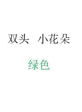 双头小花朵绿色玻璃壁灯