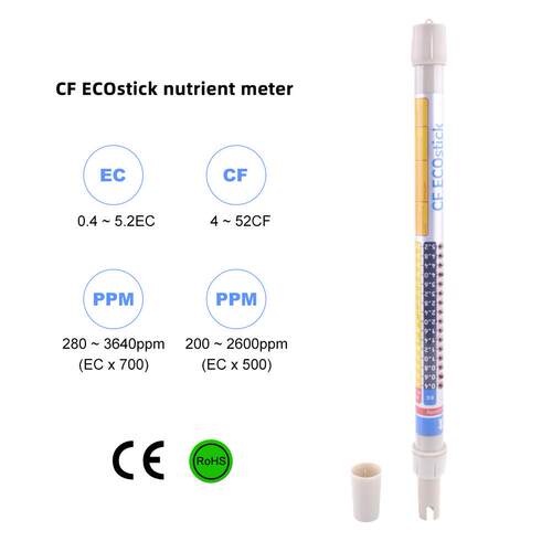 新型指示灯电导率测量仪稻田水质EC测试棒 水培水质检测笔EC计CF
