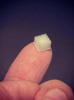 微纳3D打印微小结构零件壁厚0.1不变形5um/10um/15um/20um/精度