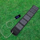 太阳能板12V18V户外电源折叠太阳能充手机电池单晶硅充电器露营发