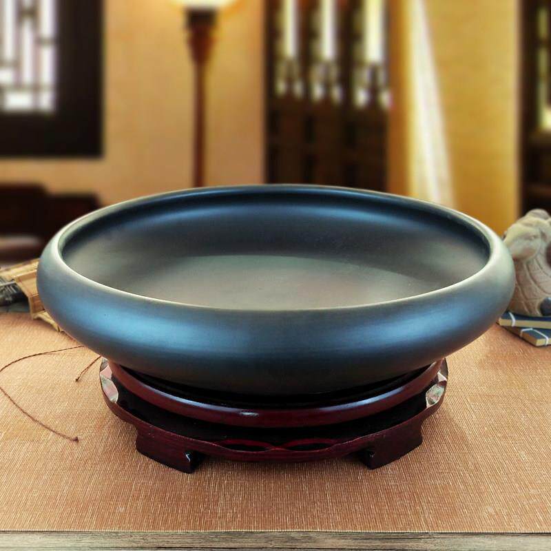 景德镇陶瓷水仙花盆睡莲碗莲水培小鱼龟缸笔洗多肉植物盆掌柜推荐