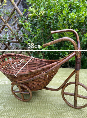 火锅店菜篮酒店油炸物手工竹编篮子凉菜盘子三轮推车蔬菜果盘餐具