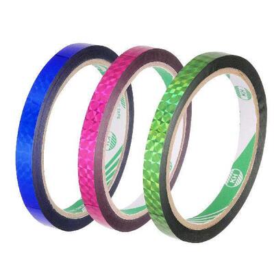50M Self-Adhesive Check Pattern Metalized Tape 5-80mm Decor
