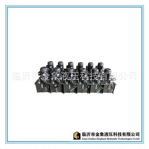 液压系统液压站22W双轴低压齿轮泵500L液压泵站液压动力站