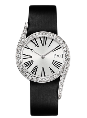 [9.8新]伯爵LIMELIGHT GALA18K白金/镶钻石英手表女G0A38160