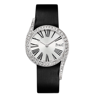 [9.8新]伯爵LIMELIGHT GALA18K白金/镶钻石英手表女G0A38160