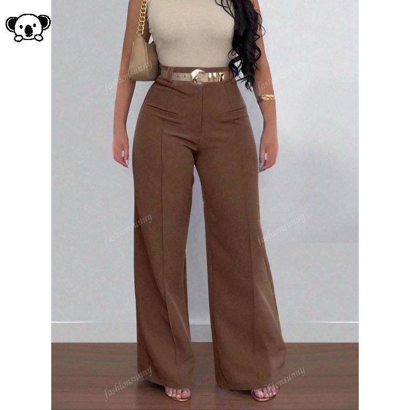 E 35036 Women Casual Pants Slim Fit Comfortable修身裤子
