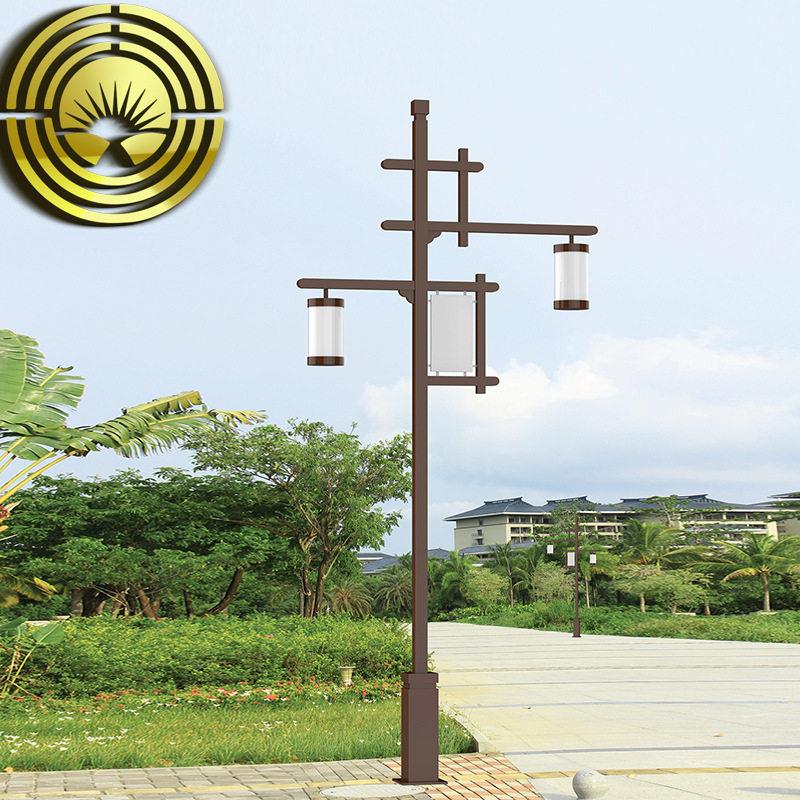 中式欧式照明路灯小区公园庭院灯别墅景观厂家太阳能庭院灯