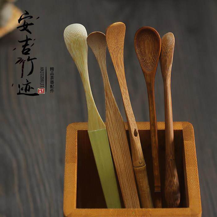 竹制茶扒竹节茶拨纯手工茶勺功夫茶具茶匙茶道六君子配件抹茶粉勺