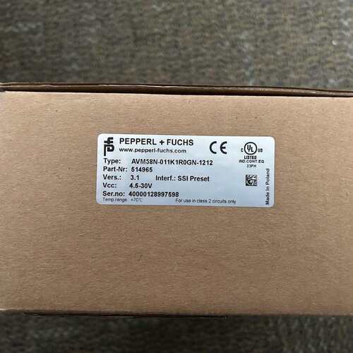 P*F多圈绝对值编码器 AVM58N-011K1R0GN-1212 库存现货 直发