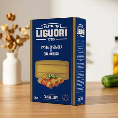 Liguori cannelloni 意古礼空心管型意大利面250g 大管面 粗管面
