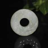 古玩杂项批发 仿古老岫玉双貔貅吊坠 貔貅挂件玉佩收藏品