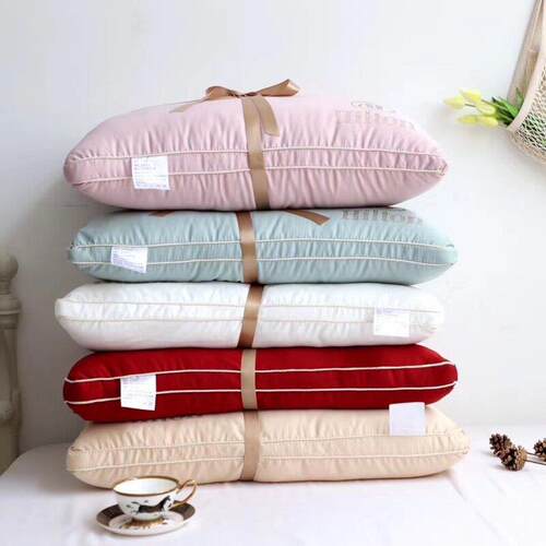 Down Alternative Bed Pillows Sleeping Hotel Pillow蚕丝棉枕头