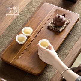 重竹茶盘家用简约茶杯托盘创意排蓄水茶海抽屉式沥水茶台功夫茶具