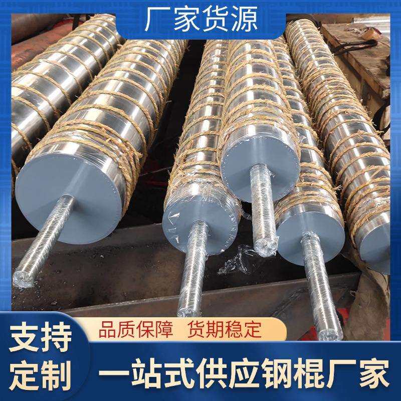 厂家直供不锈钢辊高温覆膜机镀铬镜面辊工业印染胶辊机械