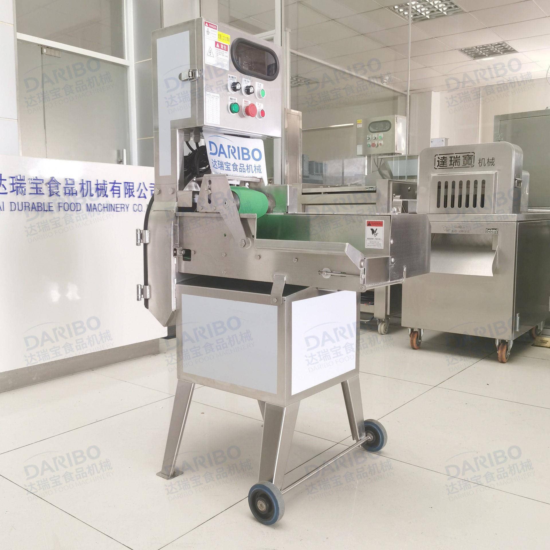 lDRB-304熟肉切片机切熟鸡胗鸭胗薄片 苦粉切段机切猪小肠粉肠机