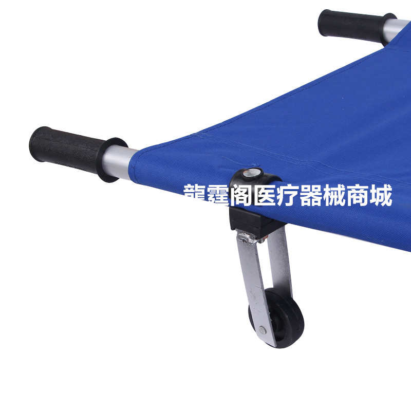 包邮加厚医院用家用消防急救折叠多功能单架成人简易楼梯带轮担架