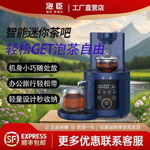 泡臣瞬热式饮水机台式小型桌面家用泡茶直饮器智能速热茶饮All