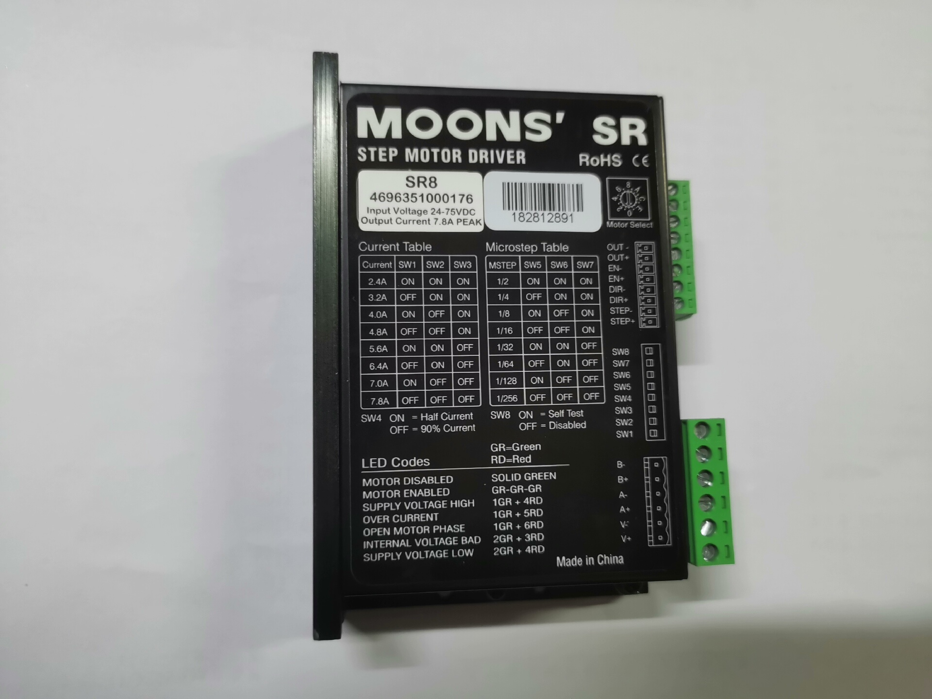 999新正品MOONS鸣志步进电机驱动器