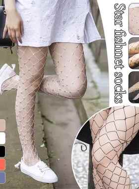 Womens Sexy Tights Star Fishnet Stockings Summer Fishnet Sto
