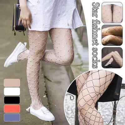 Womens Sexy Tights Star Fishnet Stockings Summer Fishnet Sto