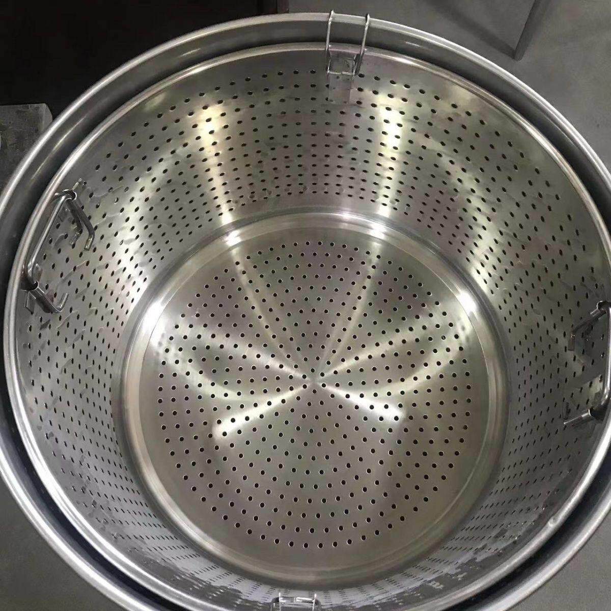 卤小龙虾桶加厚漏沥水桶洗商用卤水桶高锅内胆隔离网煮面 面漏网