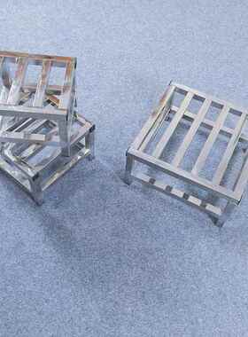 定制不锈钢货架25- 40cm高度的基础存储架单层重型货架支架垫