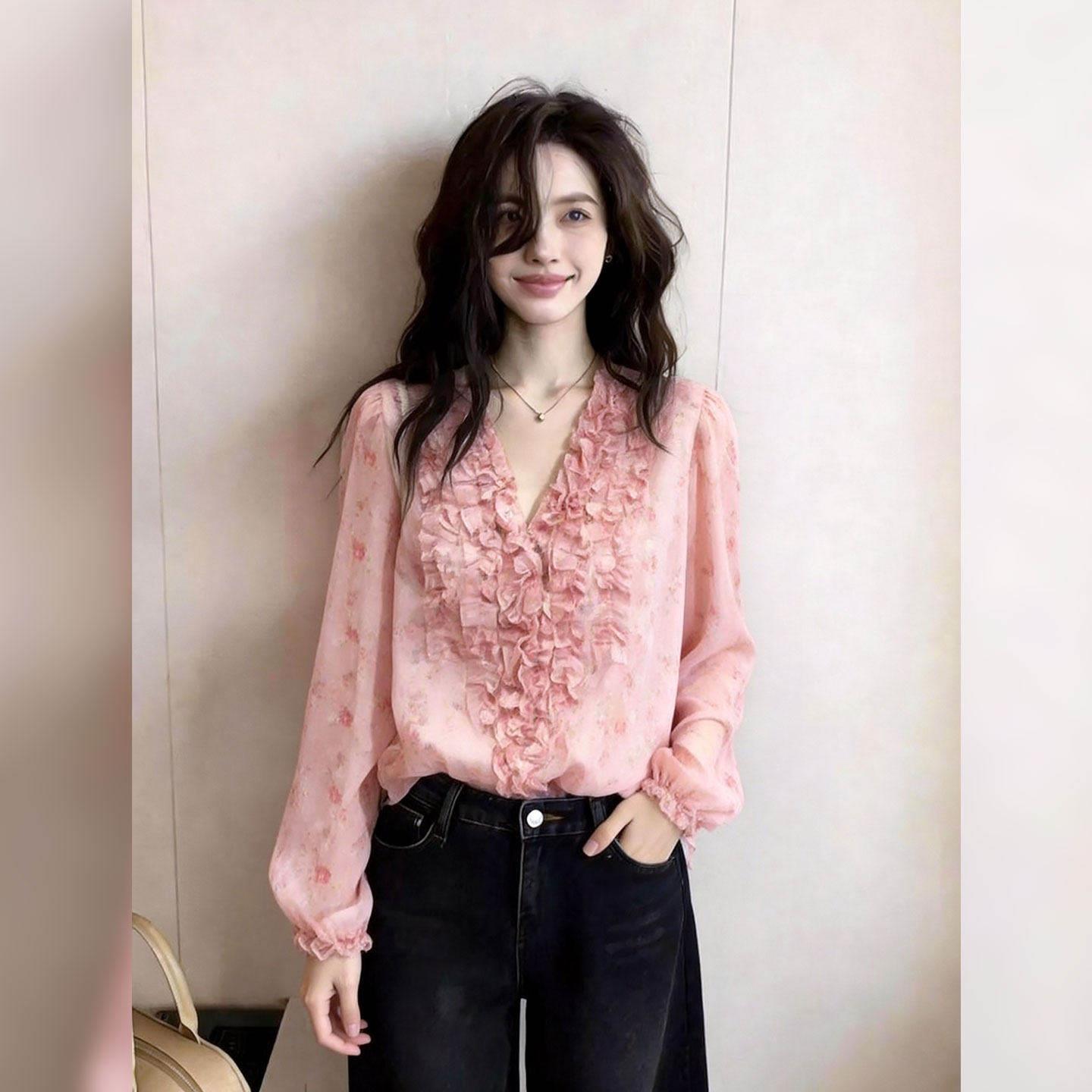 独特漂亮超好看上衣女士春秋夏新款法式设计感小众时尚气质女装