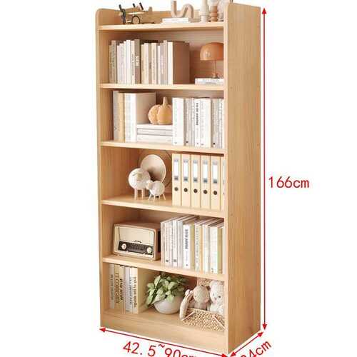 书房物家用置书柜物落地实木客厅简约多层架展示架书架靠墙储儿童