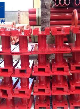 DN125泵管U码座 固定墙面砼泵管道支架 U型支架