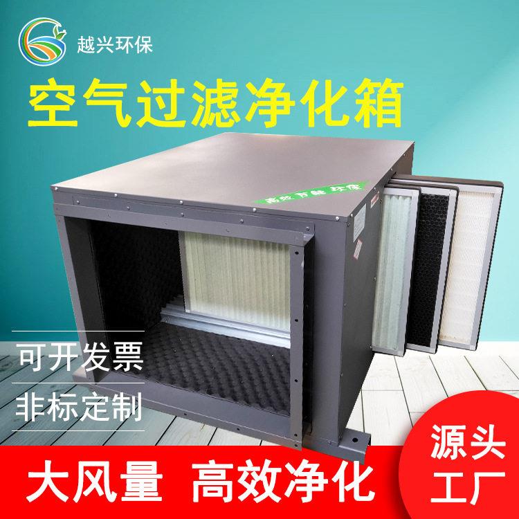 新风系统过滤通风初效空气过滤箱中效风柜净化器新风空气净化箱