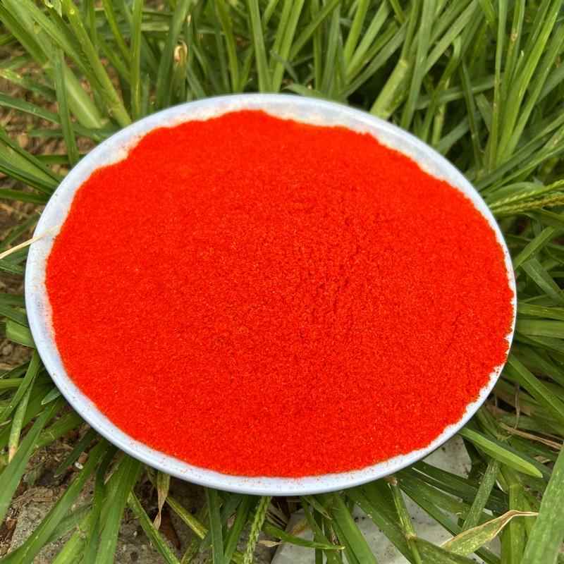 不辣秦椒特香红油辣椒粉500g包邮面筋凉皮调料线椒甜椒超细辣椒面