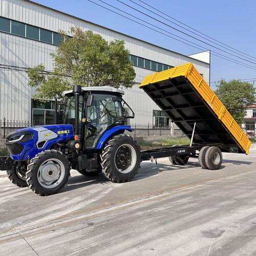 高箱带翻斗拖车四轮拖拉机后液压车斗农业机械拖车3-30吨车斗