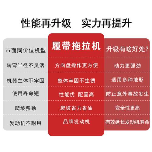 履带拖大拉机农用马力式柴油乘坐式耕机除草开沟水旱两BXB旋用耕