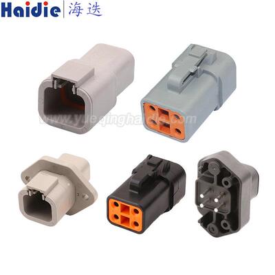 DTP06-4S/DTP04-4P适用康明斯电脑版电源插头汽车防水连接器配端