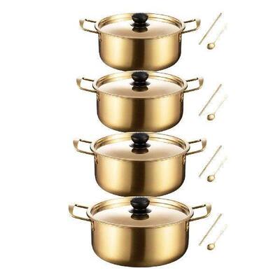 Korea Ramen Pot Fast Heating with Lid Cooking Pot for