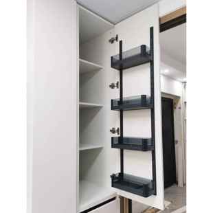 帝华铭极浅柜门板挂篮大怪物拉篮厨房高柜柜门挂篮壁挂置物架多层