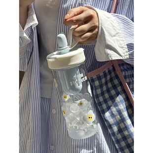 十大品牌水杯女生夏天吸管杯成人2026新款外出便携大容量学生随行