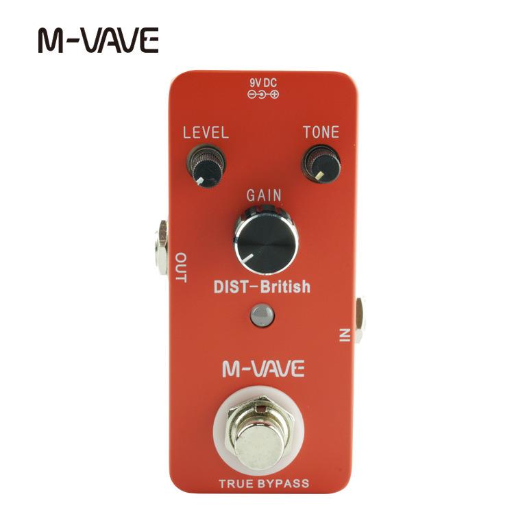 M-VAVE DIST-British英式失真单块效果器 电吉他马勺音色英伦摇滚