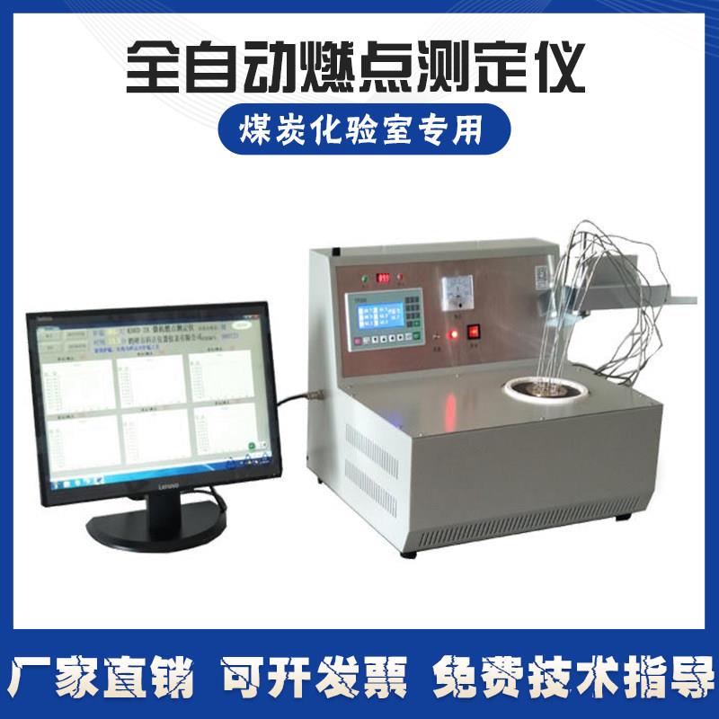 微机燃点测定仪煤炭化验室设备木材生物质粒着火点检测分析仪器