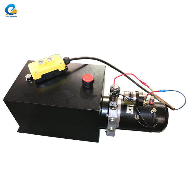 自卸拖车动力单元液压泵液压元件齿轮泵直流电机12V24V厂家直销