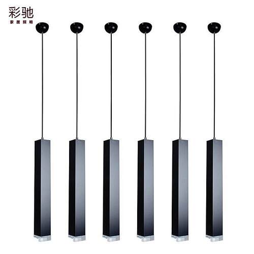 餐厅简约台装前台艺术现代灯具创意装饰吧台工业单头led吊灯风灯
