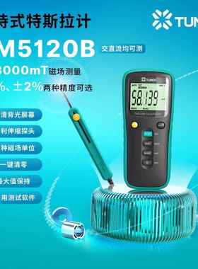 天恒TM5120B交直流磁场高斯计永磁材料磁选机除铁器恒定磁场检测