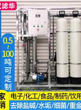 现货供应0.5吨1吨2吨5吨反渗透设备湖北武汉软化过滤纯水设备厂家